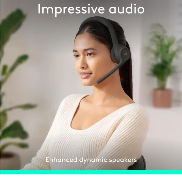 Logitech H600 Wireless Over-Ear Headset – Black – NEW - Picture 3 of 11